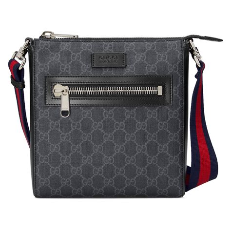 black gucci bag crossbody|gucci black canvas crossbody bag.